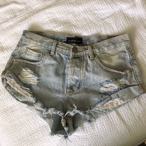 Jean shorts